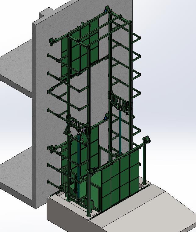 導軌式升降貨梯家用小型貨梯車間倉庫貨物提升機簡易鏈條式升降貨梯(圖4) O1CN01Nq1AkV29uftzTGg30_!!2862578128-0-cib.jpg